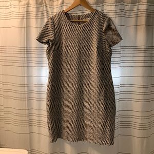 Calvin Klein black & white dress